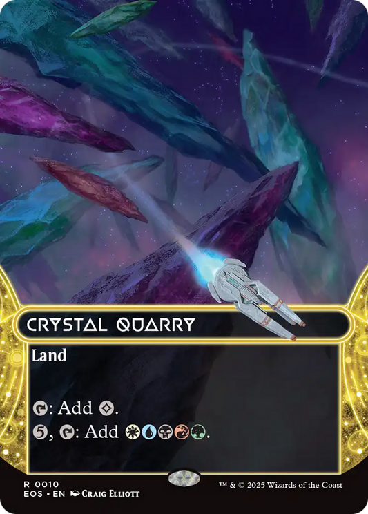 Crystal Quarry (0010) (Borderless) - Foil