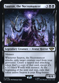 Sauron, the Necromancer (0106) (Prerelease) - Foil