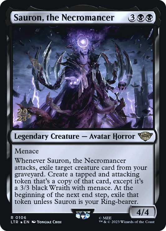 Sauron, the Necromancer (0106) (Prerelease) - Foil