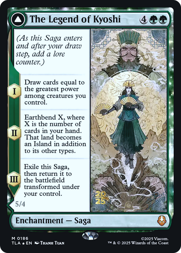 The Legend of Kyoshi // Avatar Kyoshi (0186) (Prerelease) (PTLA) - Foil