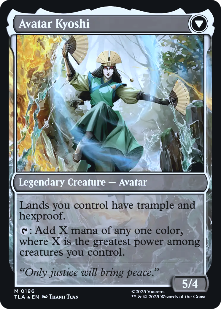 The Legend of Kyoshi // Avatar Kyoshi (0186) (Prerelease) (PTLA) - Foil