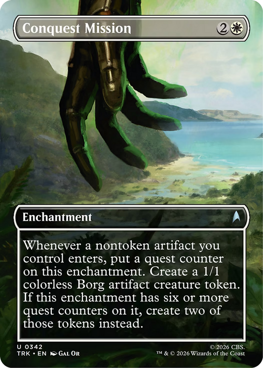 Conquest Mission (0342) (Borderless) (TRK) - Foil