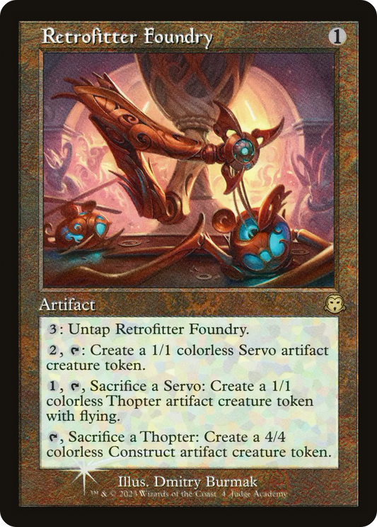 Retrofitter Foundry (0004) (Judge Academy) (Retro Frame) - Foil