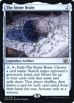 The Stone Brain (247) (Prerelease) - Foil