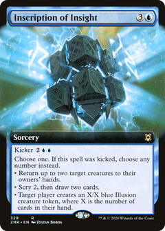 Inscription of Insight (329) (Extended Art) - Foil