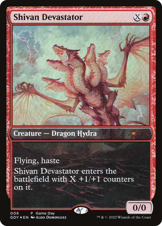 Shivan Devastator (006) (Game Day) - Foil