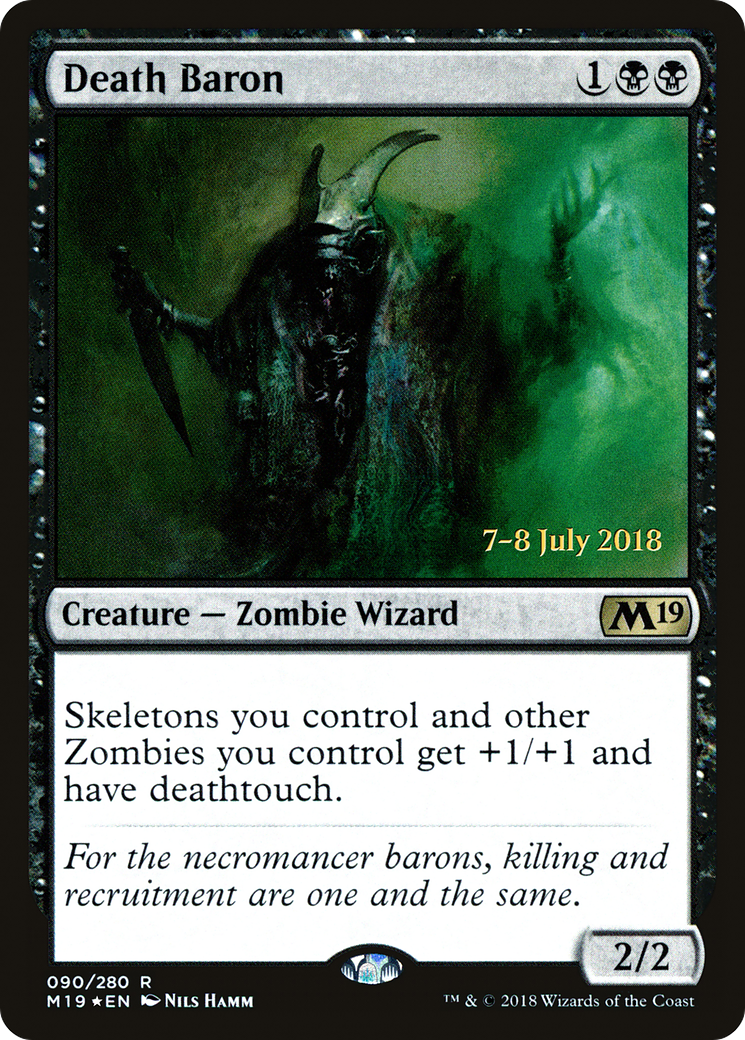 Death Baron (090) (Prerelease) - Foil