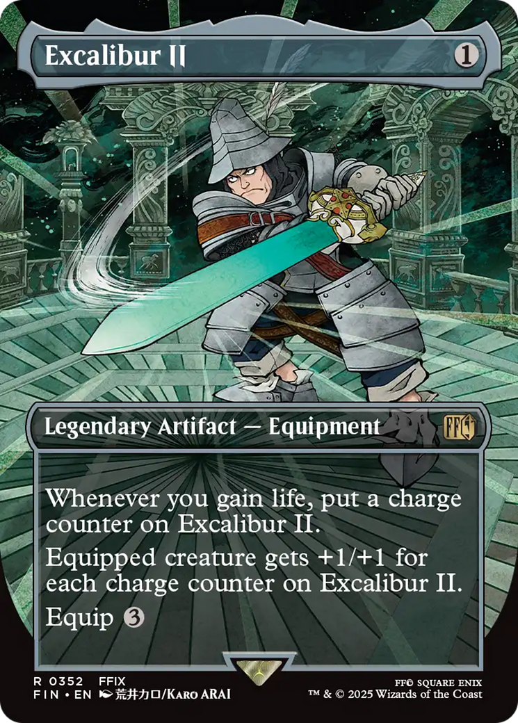 Excalibur II (0352) (Borderless) - Foil