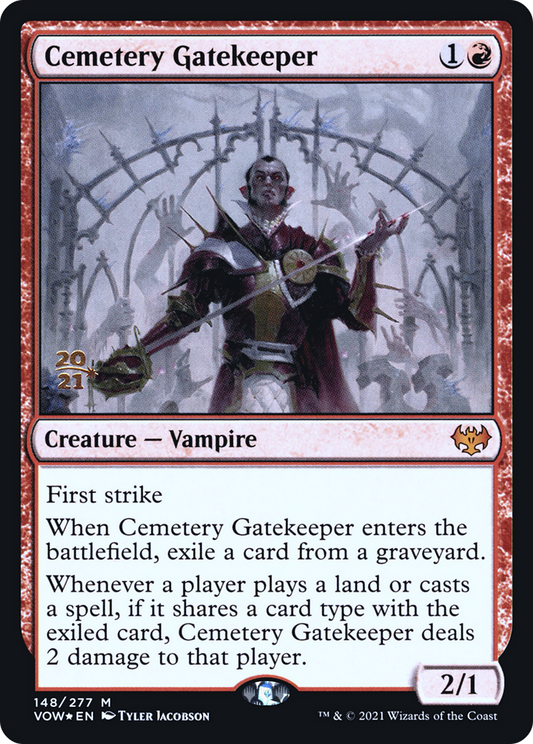 Cemetery Gatekeeper (148) (Prerelease) - Foil