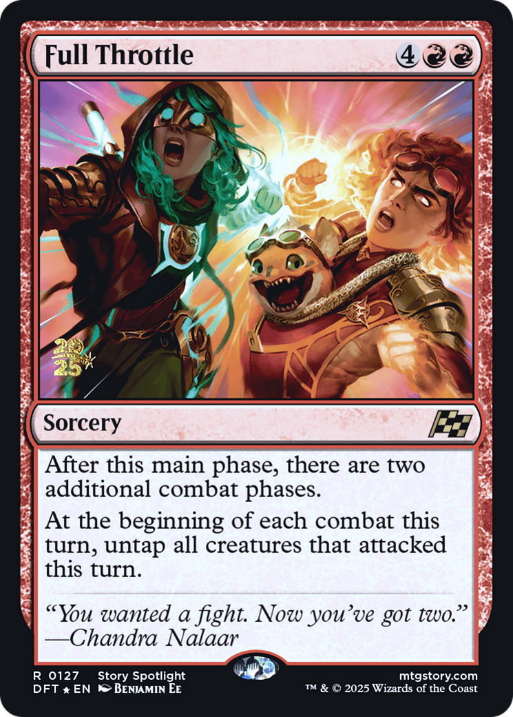 Full Throttle (0127) (Prerelease) - Foil