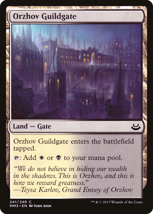 Orzhov Guildgate - Foil