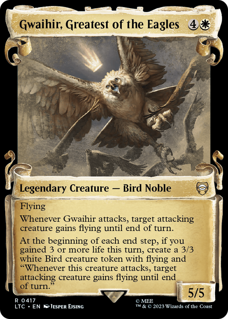 Gwaihir, Greatest of the Eagles (0417) (Showcase) - Silver Foil