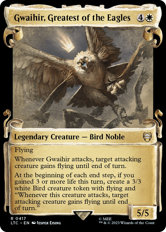 Gwaihir, Greatest of the Eagles (0417) (Showcase) - Silver Foil