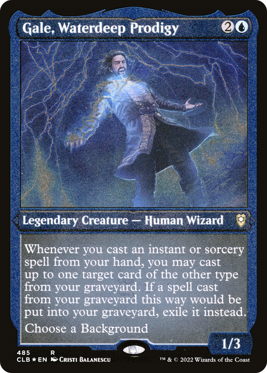 Gale, Waterdeep Prodigy - Foil Etched