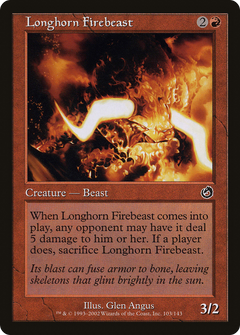 Longhorn Firebeast - Foil