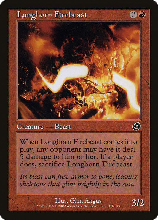 Longhorn Firebeast - Foil
