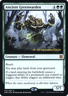 Ancient Greenwarden (178) (Prerelease) - Foil