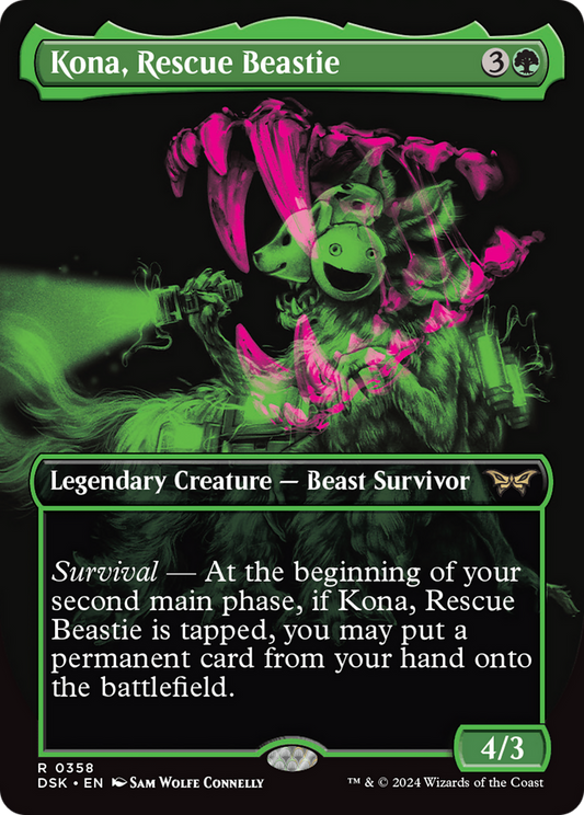 Kona, Rescue Beastie (0358) (Borderless) (Showcase)