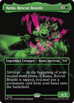 Kona, Rescue Beastie (0358) (Borderless) (Showcase) - Foil