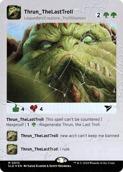 Thrun the Last Troll (810) (Showcase) - Foil
