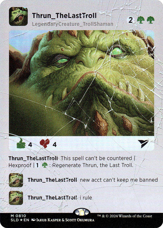 Thrun the Last Troll (810) (Showcase) - Foil