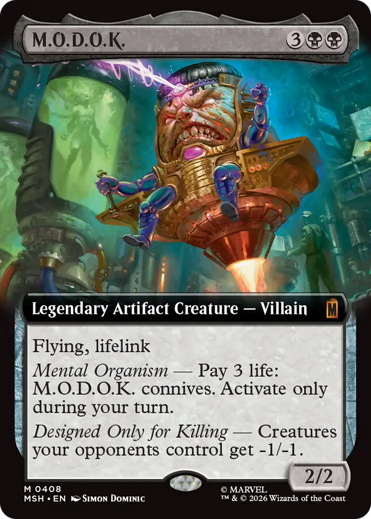 M.O.D.O.K. (0408) (Extended Art) (MSH) - Foil