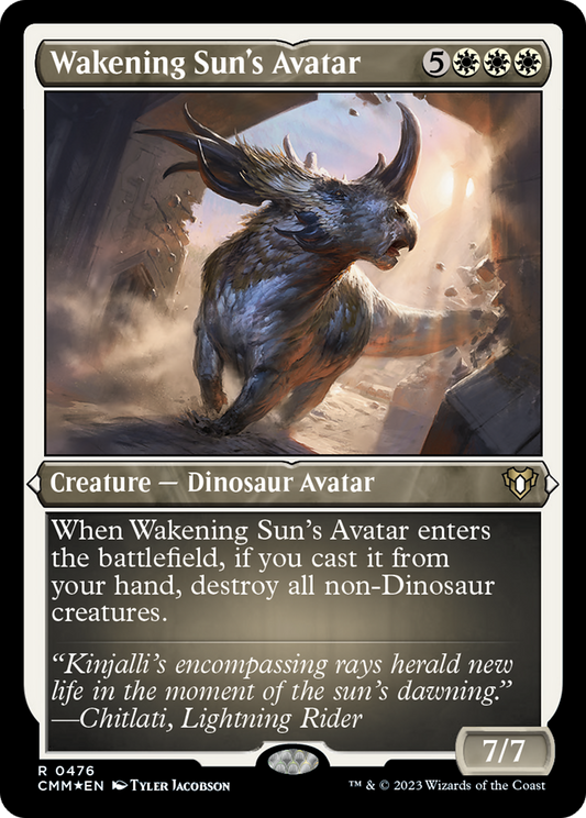 Wakening Sun's Avatar (0476) - Foil Etched