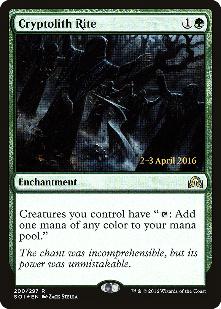 Cryptolith Rite (200) (Prerelease) - Foil