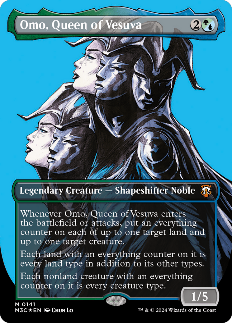 Omo, Queen of Vesuva (0141) (Borderless) - Ripple Foil