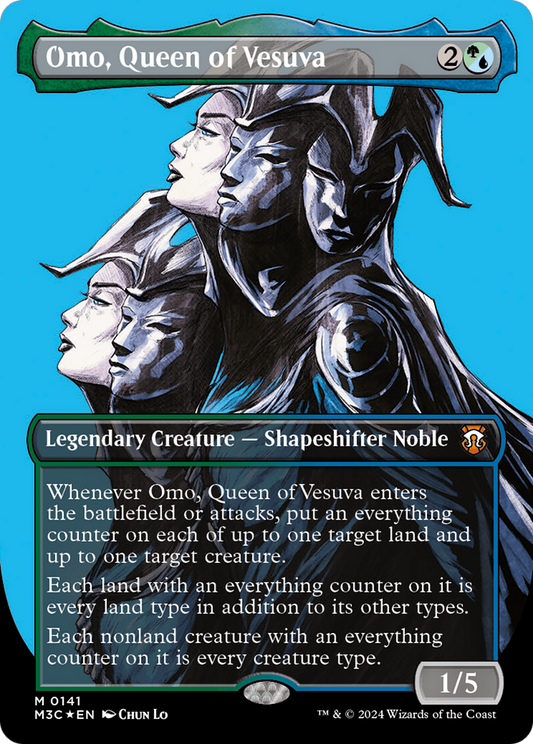 Omo, Queen of Vesuva (0141) (Borderless) - Ripple Foil