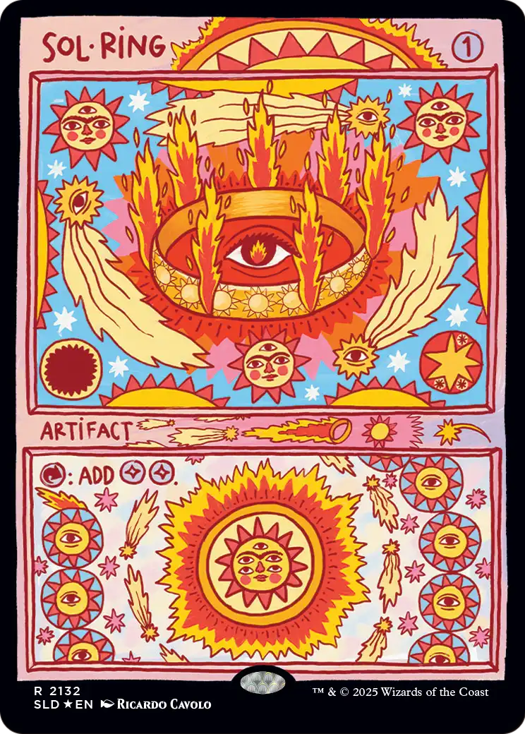 Sol Ring (2132) (Showcase) (SLD) - Foil