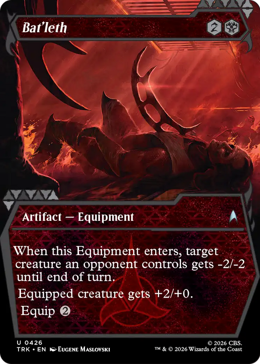 Bat'leth (0426) (Showcase) (TRK) - Foil