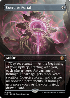 Coercive Portal (0109) (Borderless) - Foil