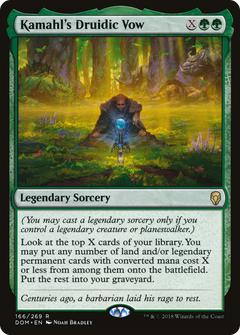 Kamahl's Druidic Vow - Foil