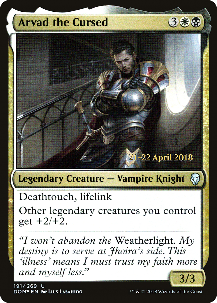 Arvad the Cursed (191) (Prerelease) - Foil