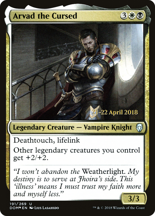 Arvad the Cursed (191) (Prerelease) - Foil