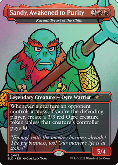 Sandy, Awakened to Purity [Kazuul, Tyrant of the Cliffs] (2403) (Borderless) (SLD)