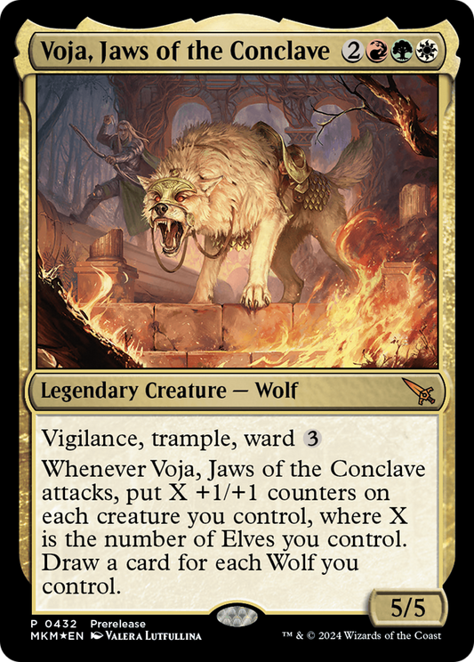 Voja, Jaws of the Conclave (0432) (Prerelease) - Foil