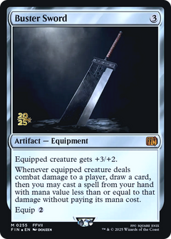 Buster Sword (0255) (Prerelease) - Foil