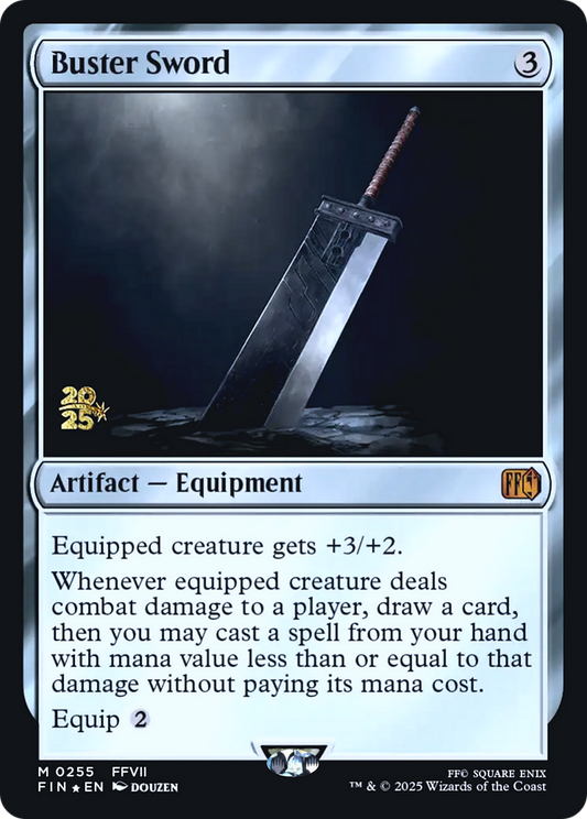 Buster Sword (0255) (Prerelease) - Foil