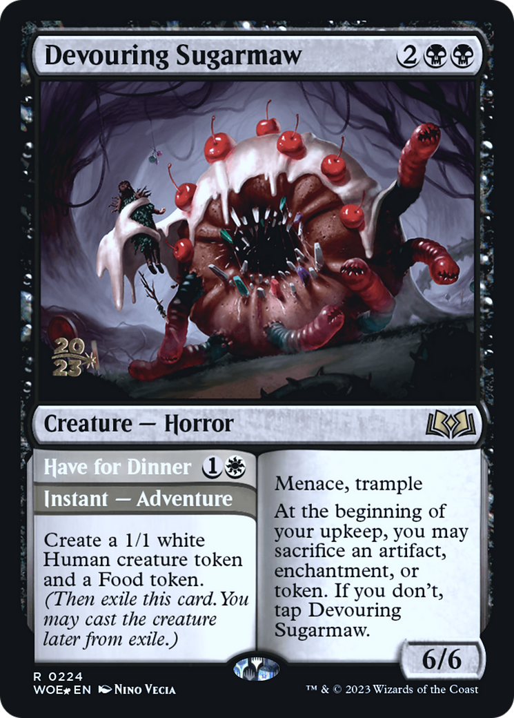 Devouring Sugarmaw // Have for Dinner (0224) (Prerelease) - Foil