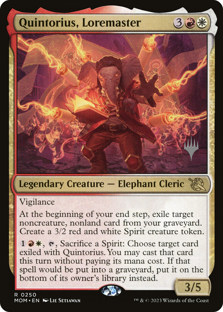 Quintorius, Loremaster (250) (Promo Pack) - Foil