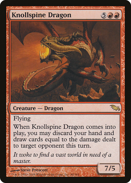 Knollspine Dragon - Foil