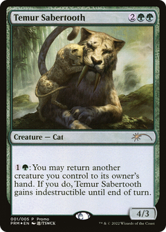 Temur Sabertooth (001) - Foil