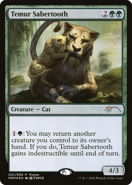 Temur Sabertooth (001) - Foil