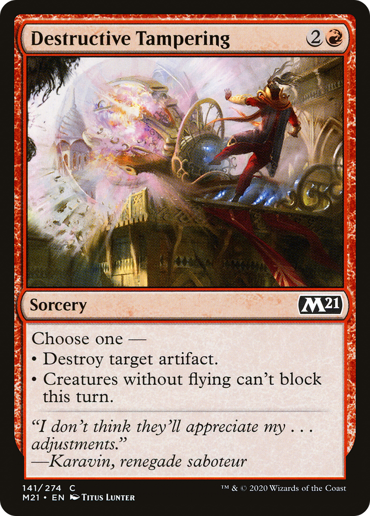 Destructive Tampering - Foil