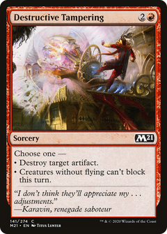 Destructive Tampering - Foil