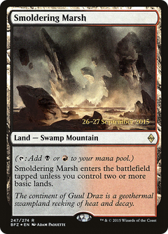 Smoldering Marsh (247) (Prerelease) - Foil