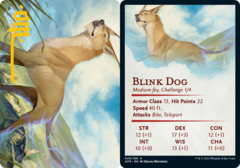 Blink Dog (20/81) Art Card (AAFR) - Gold-Stamped Signature