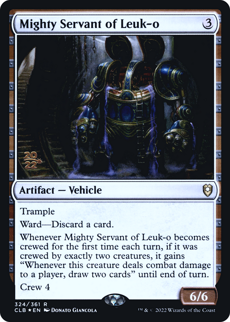 Mighty Servant of Leuk-o (324) (Prerelease) - Foil